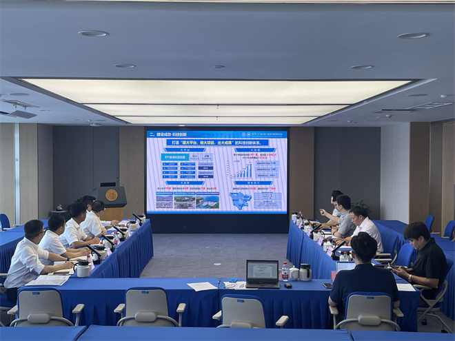 四川电力交易中心总经理熊永华一行到清华四川能源互联网研究院调研交流