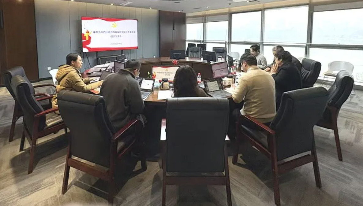 清华四川能源互联网研究院党总支委员会顺利召开组织生活会