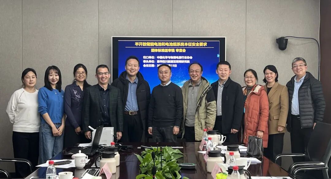 清华四川院牵头起草的国际首个半开放储能电池本征安全标准顺利通过专家组审查